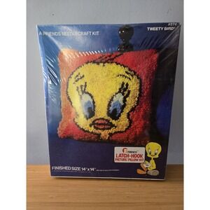 1978 Friends Latch-Hook Picture/Pillow Kit. #274. 14"×14" NEW
